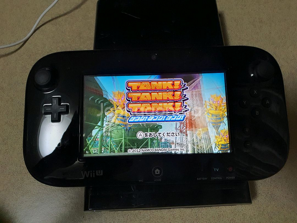 닌텐도 Wii U 프리미엄 블랙 세트 + 탱크탱크탱크--2