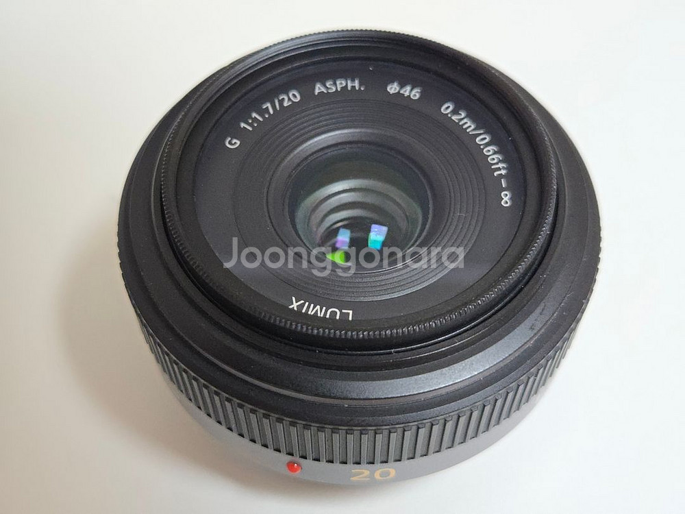 파나소닉 20.7 루믹스 20mm F1.7 마포 렌즈--3