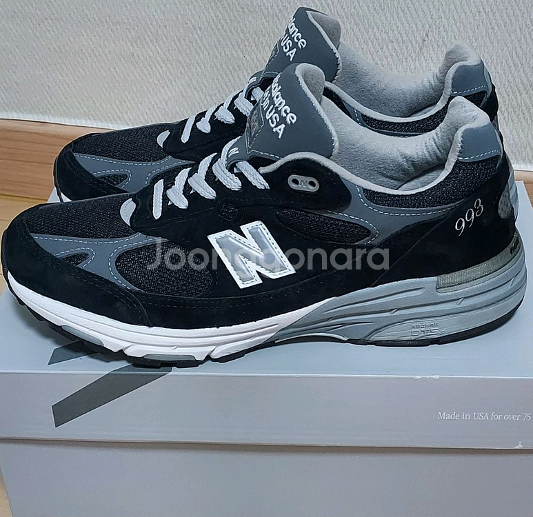 뉴발란스 993 블랙 275 뉴코탭제품--1
