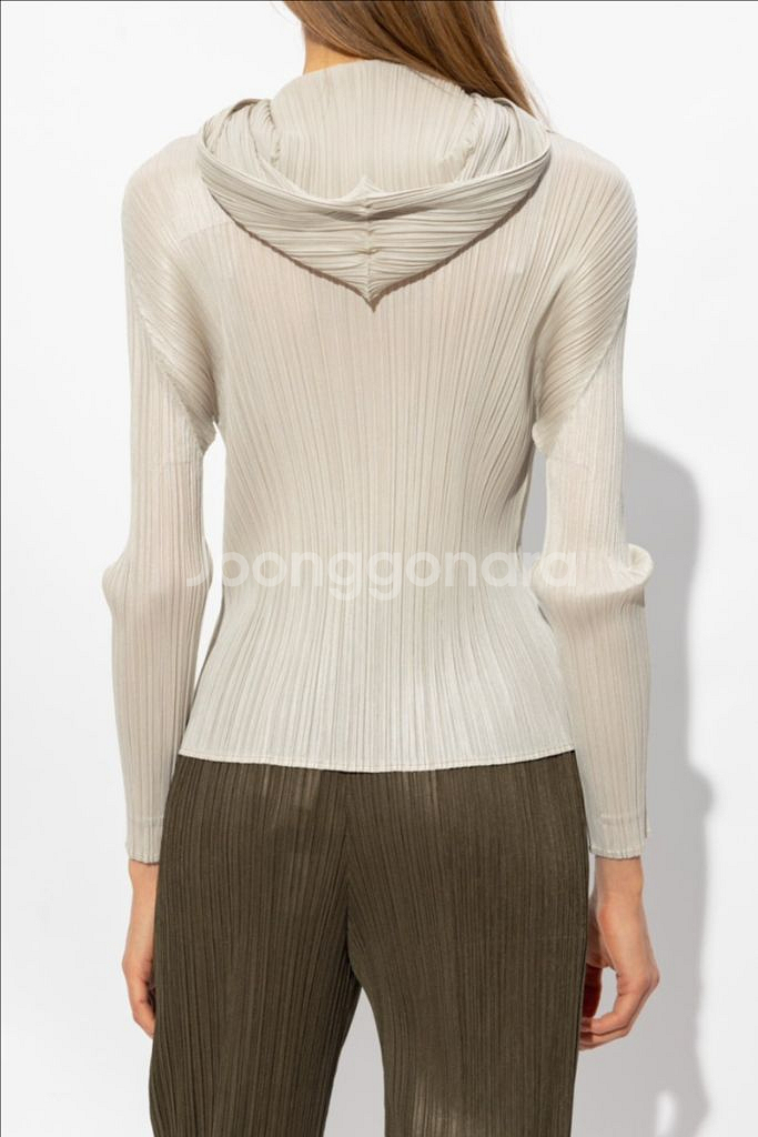 플리츠플리즈 후드탑--3