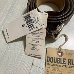 RRL 더블알엘 빈센스 벨트 브라운