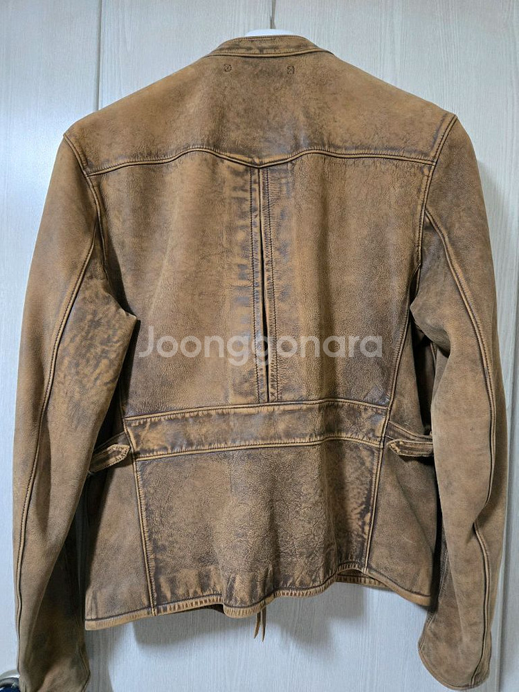 rrl 싱글레더 자켓 M--1