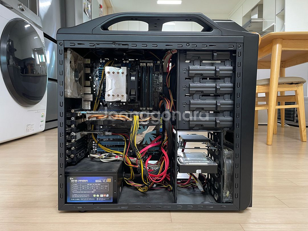 데스크탑 컴퓨터, 모니터, 키보드, 파워 600W--5