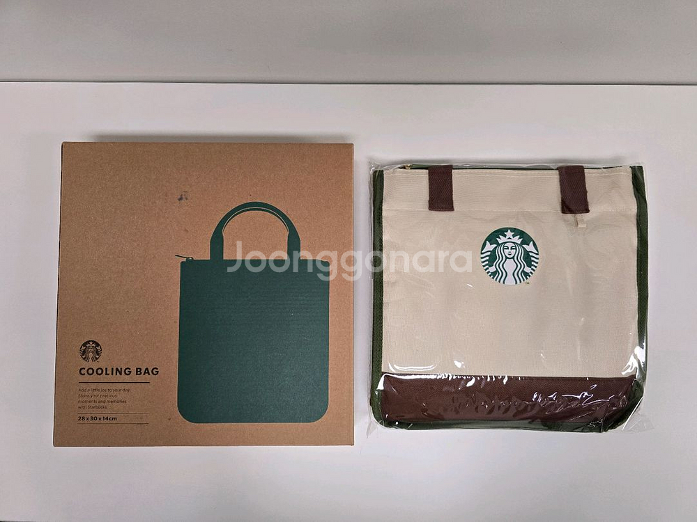 [새상품,택포] 스타벅스 사이렌 베이지 쿨링백--0