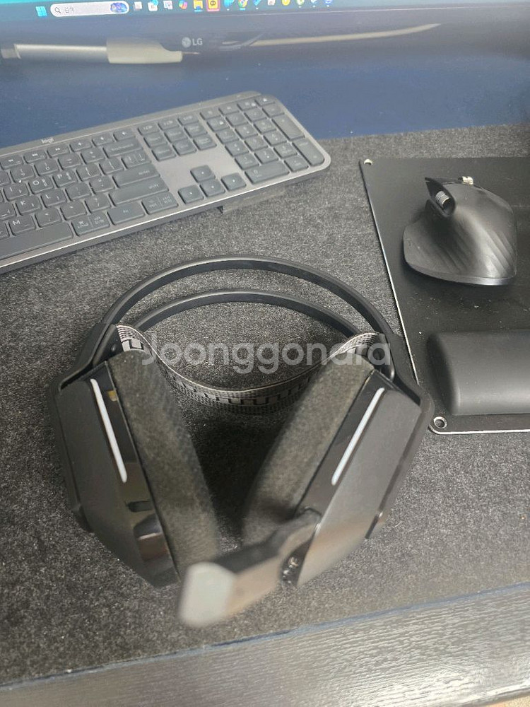 앱코 MR600 무선 블루투스 게이밍 헤드셋 블랙--0