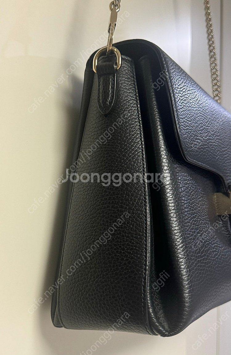 구찌 GG 인터로킹 탑핸들 체인백 라지(영수증 보유)--3