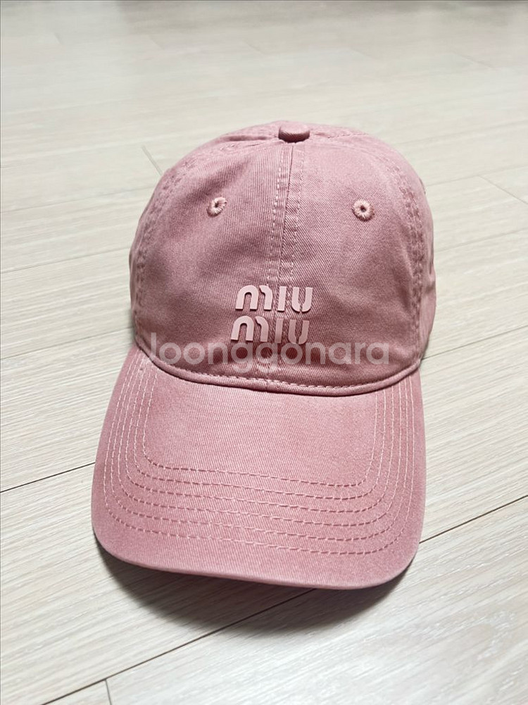 새상품 미우미우 볼캡 모자--1