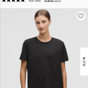 룰루레몬 스위프틀리 릴렉스드 숏슬리브 블랙 6 새거