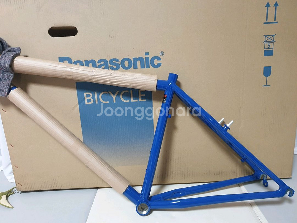 파나소닉 티타늄 mtb 자전거 프레임 박스 신품--5