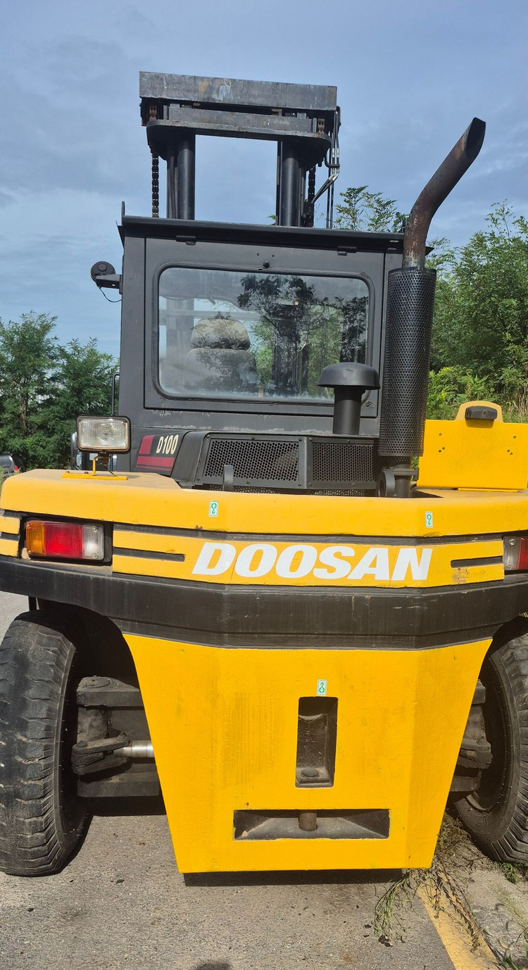 대우 10톤 중고 지게차 판매(96년, 하이마스트 장착 이미지