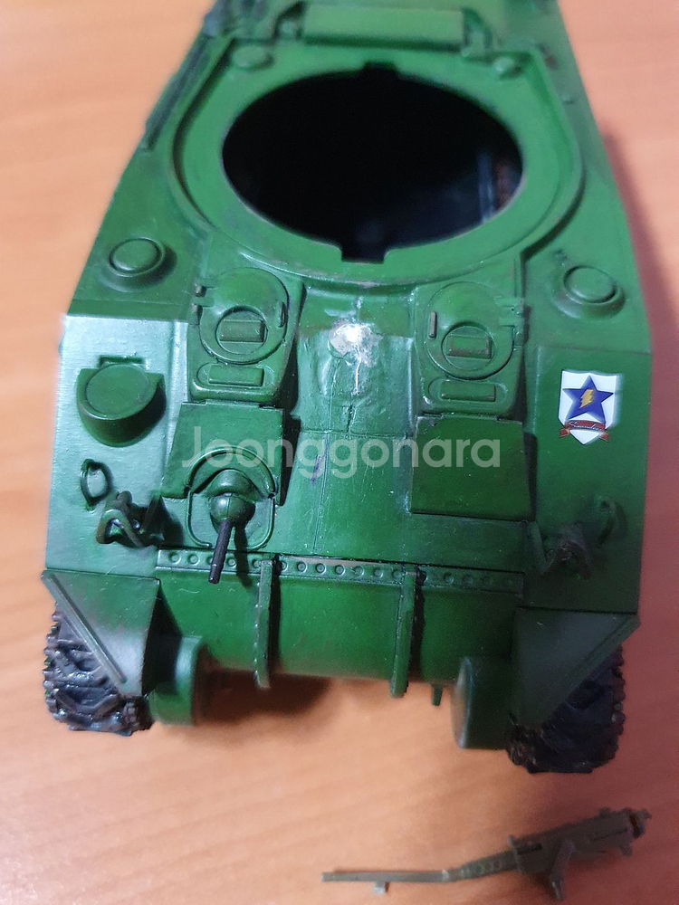 타미야 1/48 M4 셔면 도색 실패작 판매합니다--1