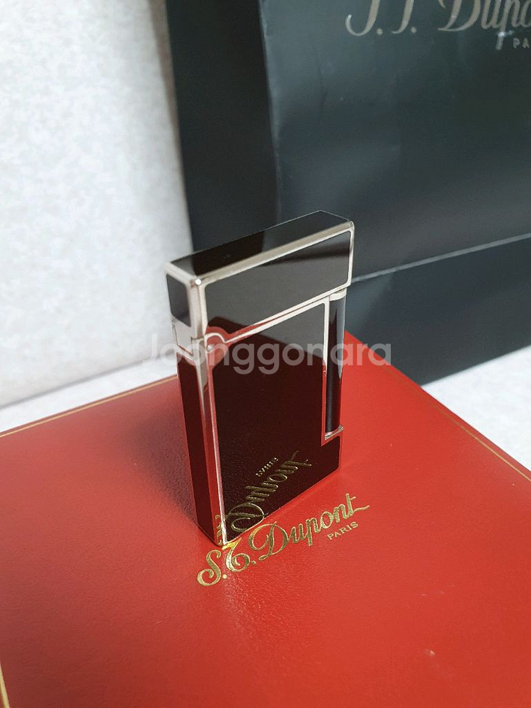 정품 듀퐁라이터 라인D ca17240 블랙래커 팔라듐--7