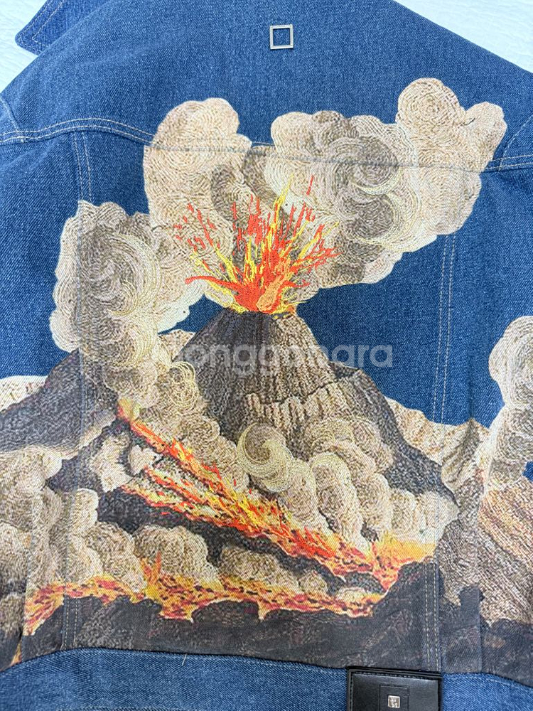 (23FW 새상품급) 우영미 볼케이노 크롭 데님 자켓--6