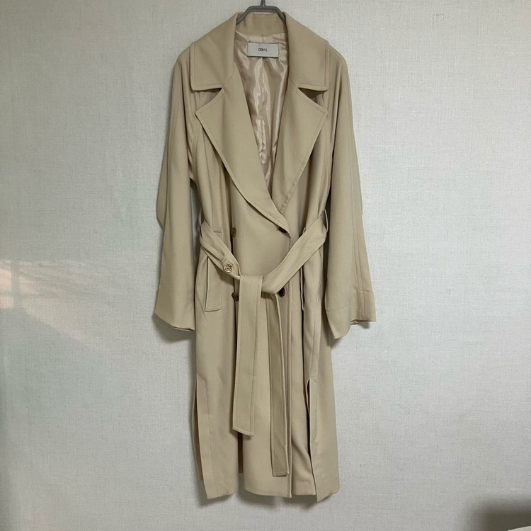 듀엘 아이보리 롱 트렌치코트 (55) 이미지