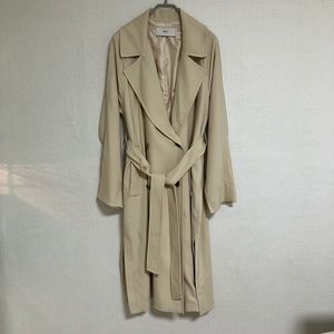 듀엘 아이보리 롱 트렌치코트 (55) 이미지