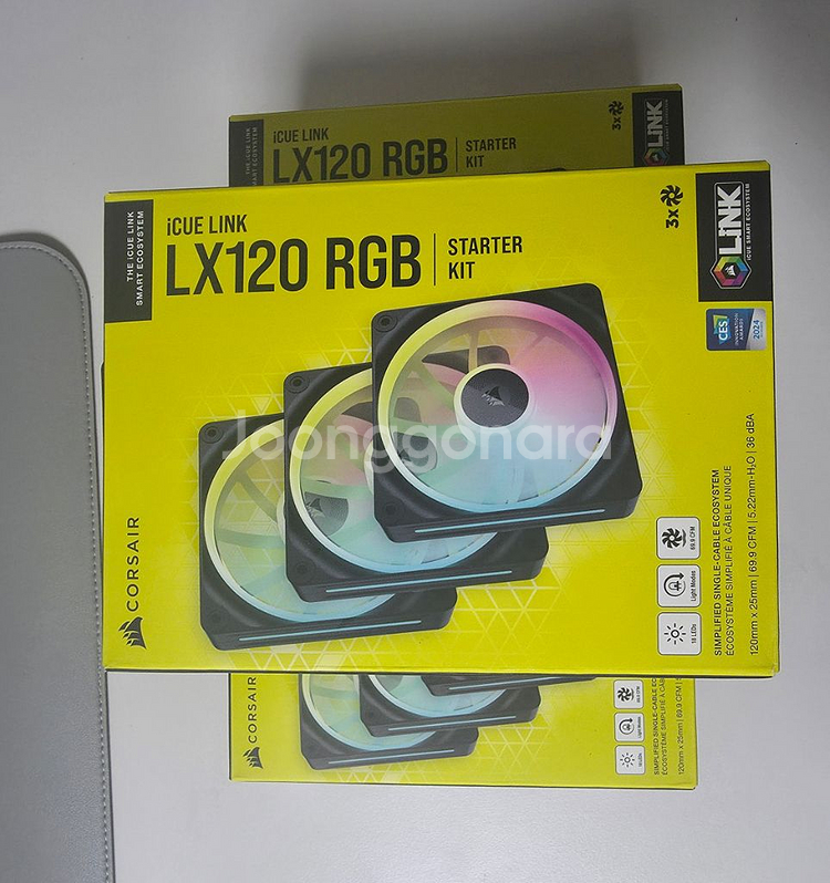 CORSIAR ICUE LINK LX120 스타터킷--0