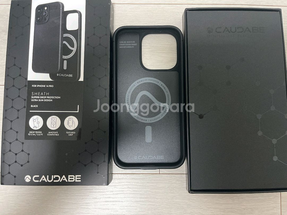 카우다베 SHEATH 블랙 아이폰 14프로--0
