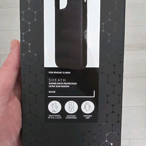 카우다베 SHEATH 블랙 아이폰 13미니