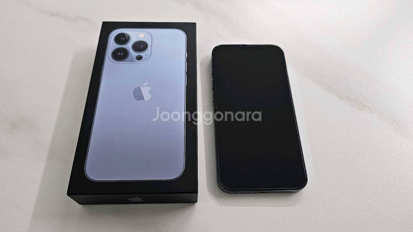 아이폰 13프로 S급 시에라블루 256GB (박스포함)--1