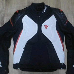 [신품] 다이네즈 슈퍼 메쉬 반가죽 자켓 46호 검흰빨