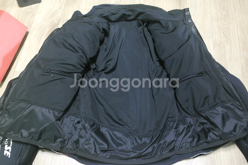 [신품] 다이네즈 슈퍼 메쉬 반가죽 자켓 46호 검흰빨--1