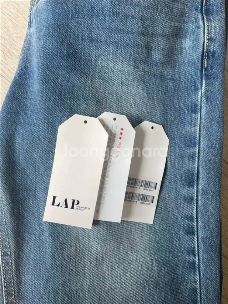 LAP 세미부츠컷 데님팬츠 청바지--3