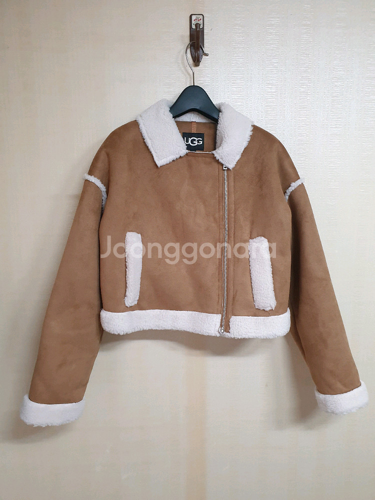어그 UGG 크롭 무스탕 자켓/XS--1