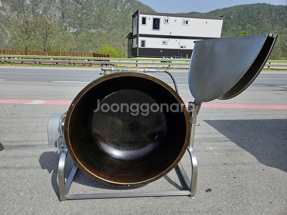 중고 회전국솥 가스 가마솥 300인 500인 900인--3