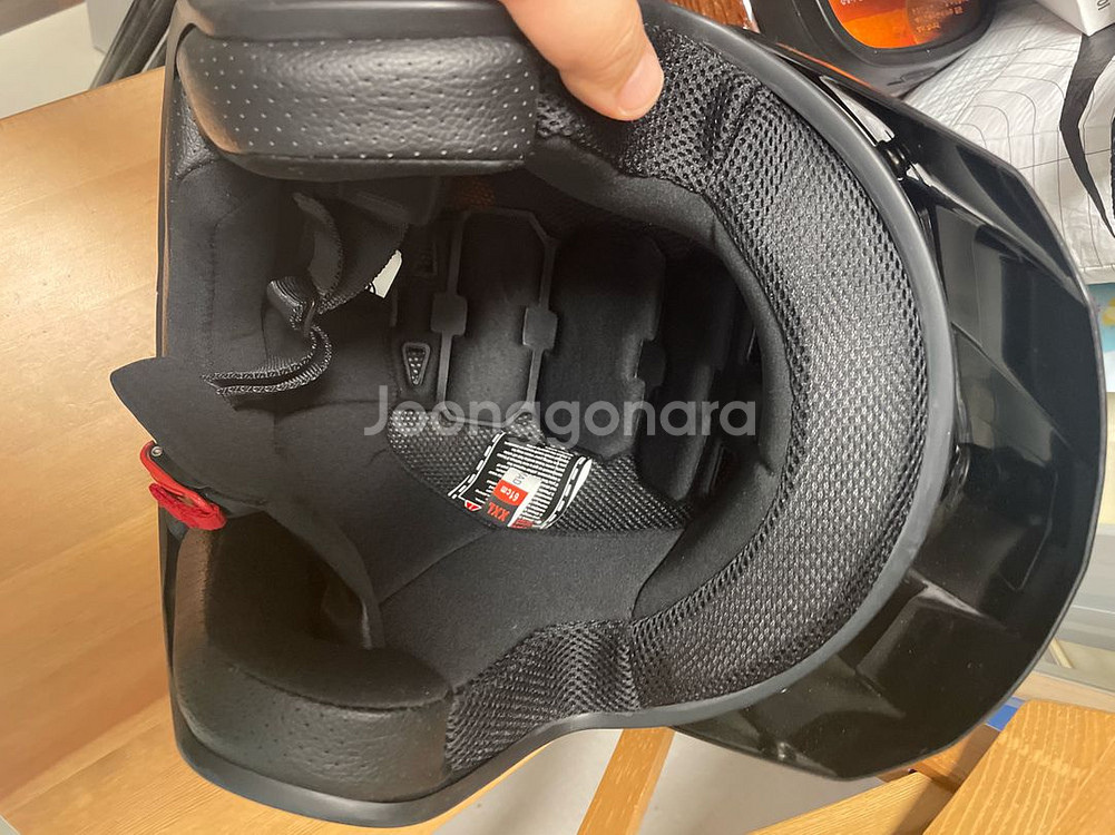 오토바이 헬멧과 장갑 xxl--1