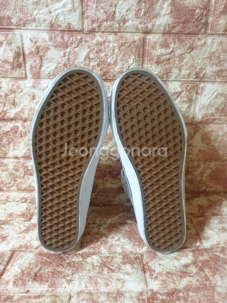 (260) VANS 반스 남자 스니커즈 하이탑 화이트--5