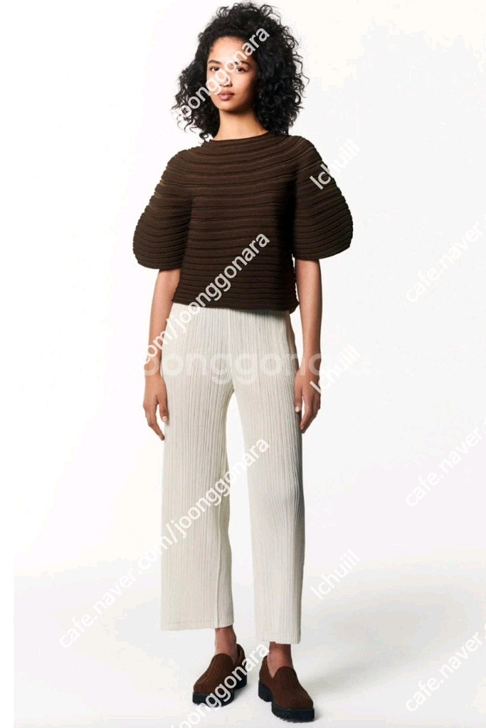 플리츠플리즈 씨커팬츠 베이지--1