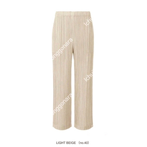 플리츠플리즈 씨커팬츠 베이지