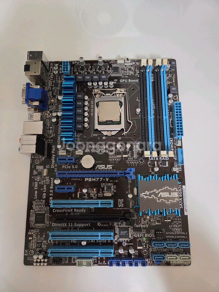 (무료배송) asus h77 메인보드--0