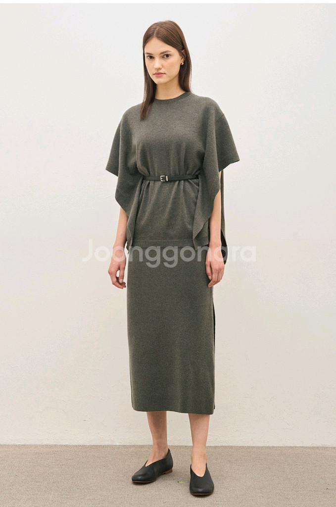 더캐시미어 니트 스커트--0