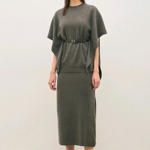 더캐시미어 니트 스커트