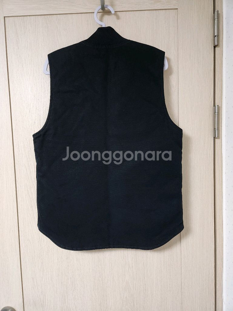 칼하트 남녀공용 블랙 조끼 자켓 사이즈S--1