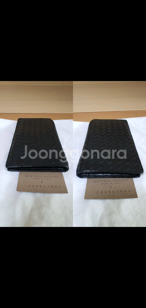 보테가베네타 장지갑 블랙 정품S급(감정O)루이비통구찌--6