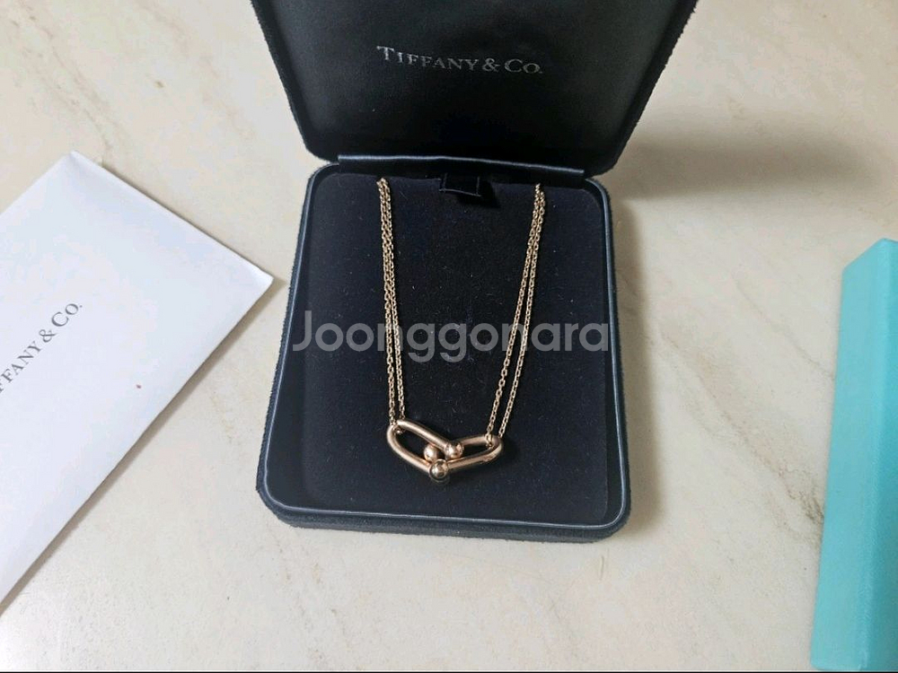 티파니 라지 더블링크 목걸이--0