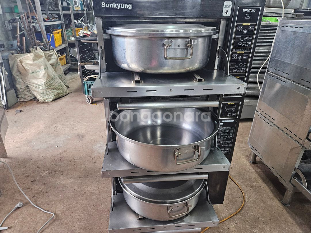 업소용 중고 가스밥솥 취반기 RRA 3단밥솥 자동밥솥 린나이 라니 한신 등--7