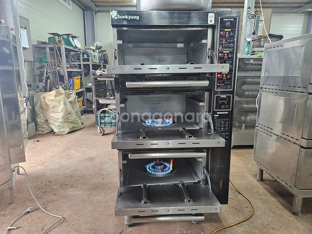 업소용 중고 가스밥솥 취반기 RRA 3단밥솥 자동밥솥 린나이 라니 한신 등--6