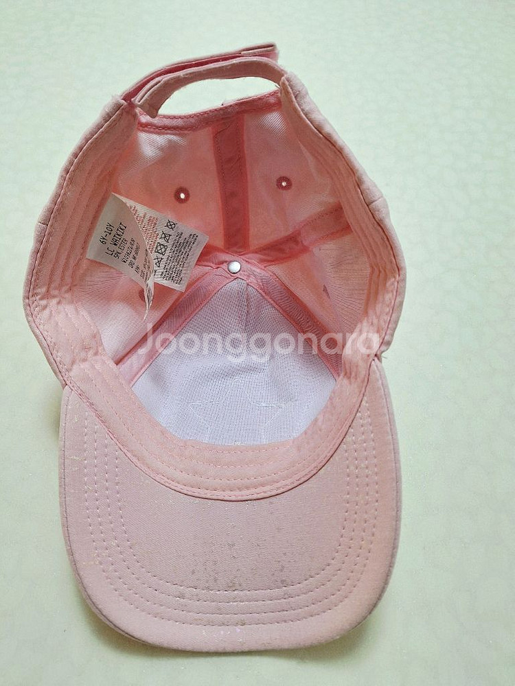 딸기우유빛 핑크 별 볼캡 54cm--1