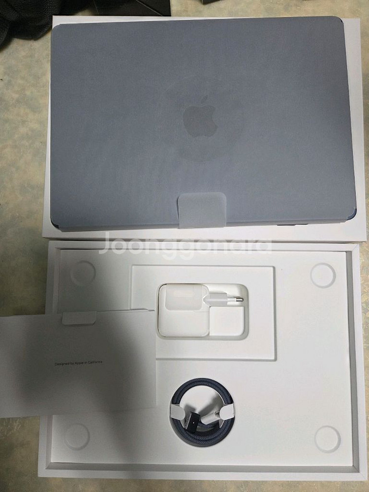 13맥북에어 M2,512GB&8GB,풀박스,애플케어+--2