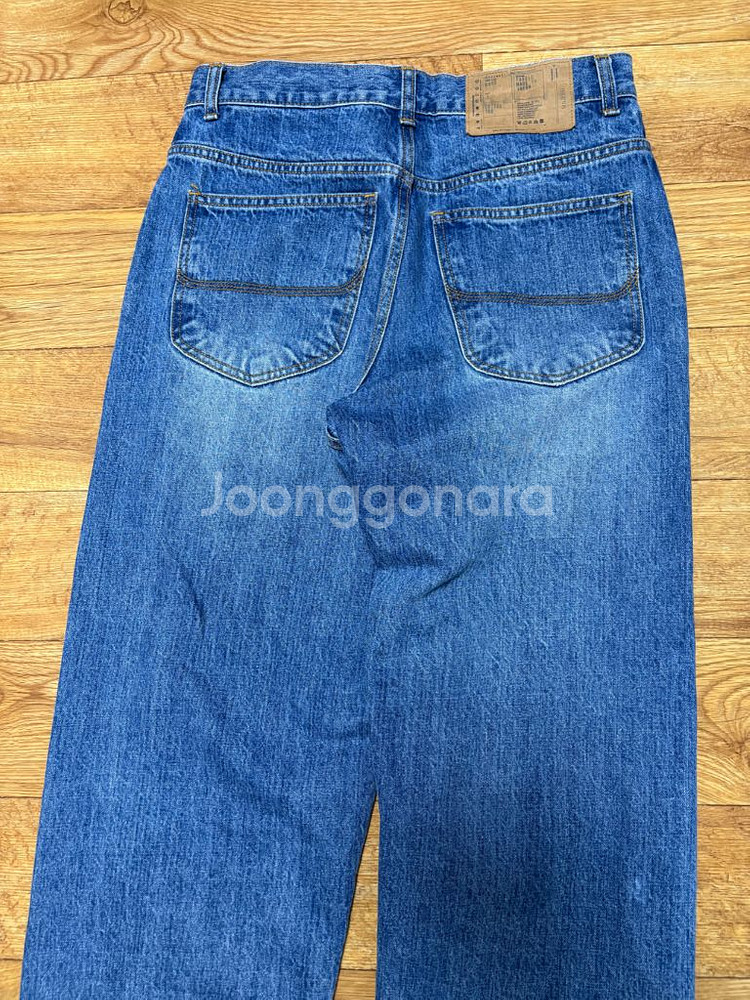 [S] 도큐먼트 셀비지5p 데님 인디고--3