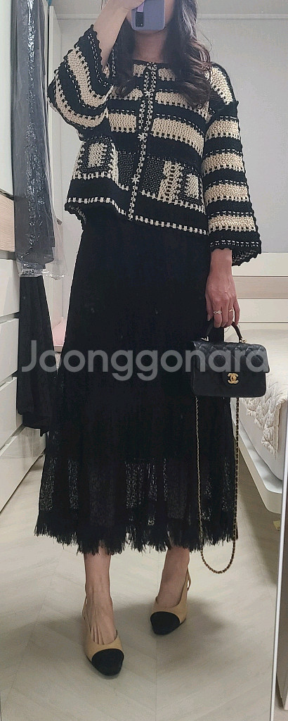 타임 튤 레이어 레이스 스커트55 랑방 더캐시미어 마인--9