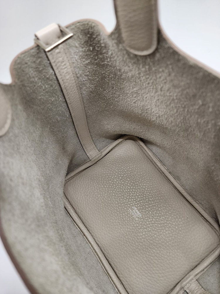 에르메스 피코탄 18 은장 아이보리 T각인 이미지