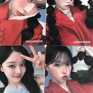 마몽드 윈터 포카 4장 + 스티커 에스파