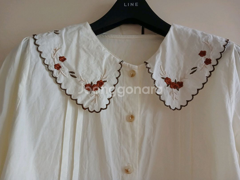 카라자수 블라우스--2