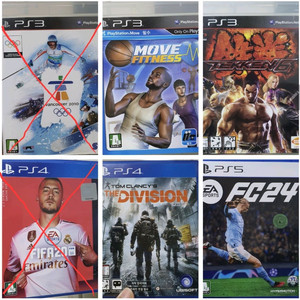 PS3, PS4, PS5 게임 타이틀 판매