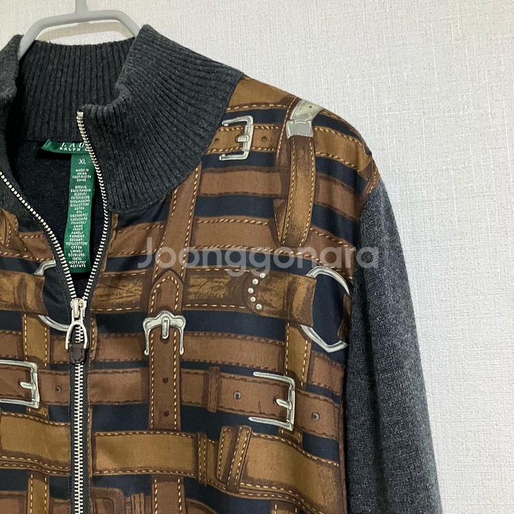폴로랄프로렌 그린라벨 패턴 니트 집업 (XL)--1