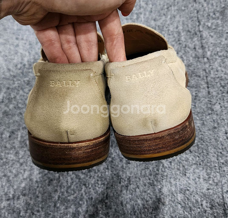 BALLY 발리 스웨이드 로퍼 US9--5